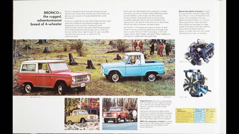1970 Ford Bronco catalog
