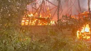 Incendio en hotel de Isla Fuerte