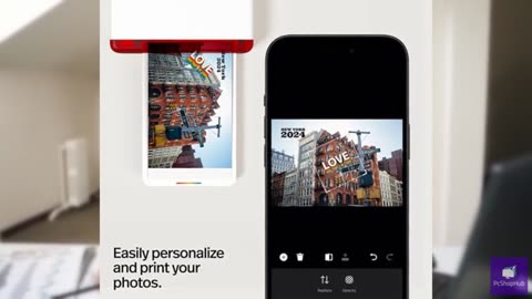Polaroid Hi-Print Bluetooth 4x6 Photo Printer + Photo Paper Bundle (80 Sheets In