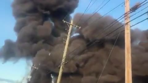 More footage of UPS flight bond to Hawaii that crashed in Ky