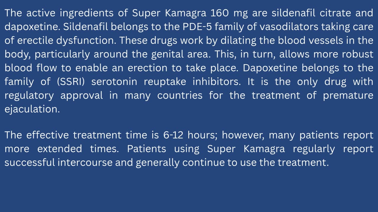 Super Kamagra Tablet 160mg
