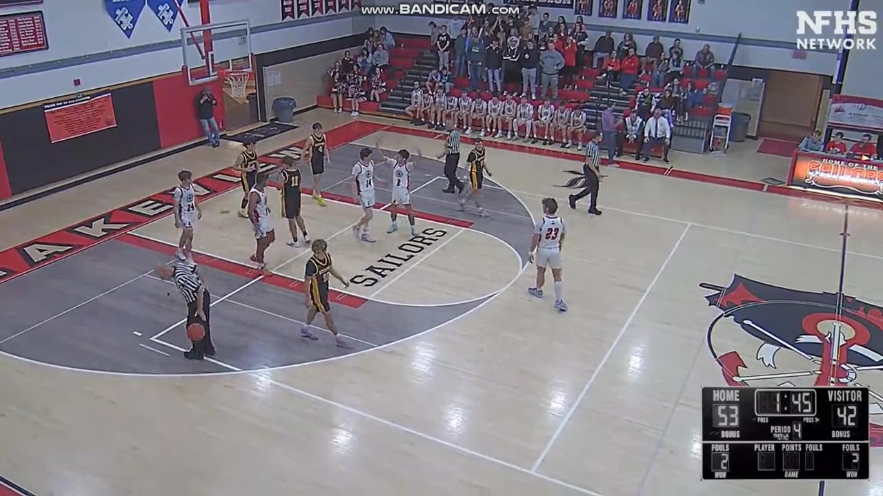 JANUARY 28 2025 HIGH SCHOOL BASKETBALL: LAKEVIEW VS KEYSTONE PART 17