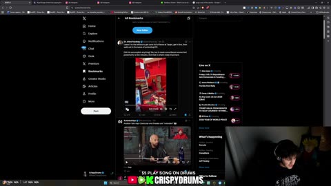 FFDF Stream - Reacts, Working on Racist Music, Ice arrests a 5 year old?, Omegle or Drums