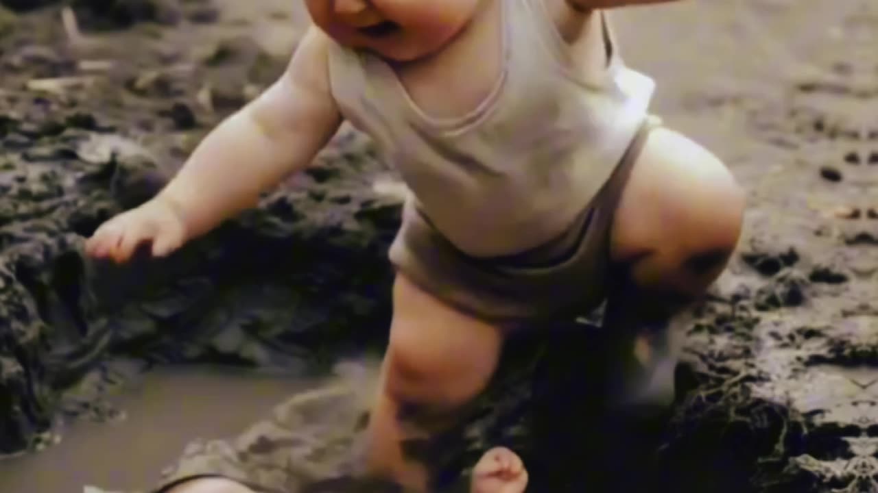 Crying Baby Gets the Cutest Help