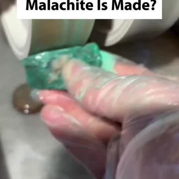 Ever See How Malachite Stone Is Made???