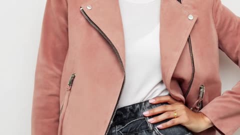 Biker Jacket That Blends Edge with Grace