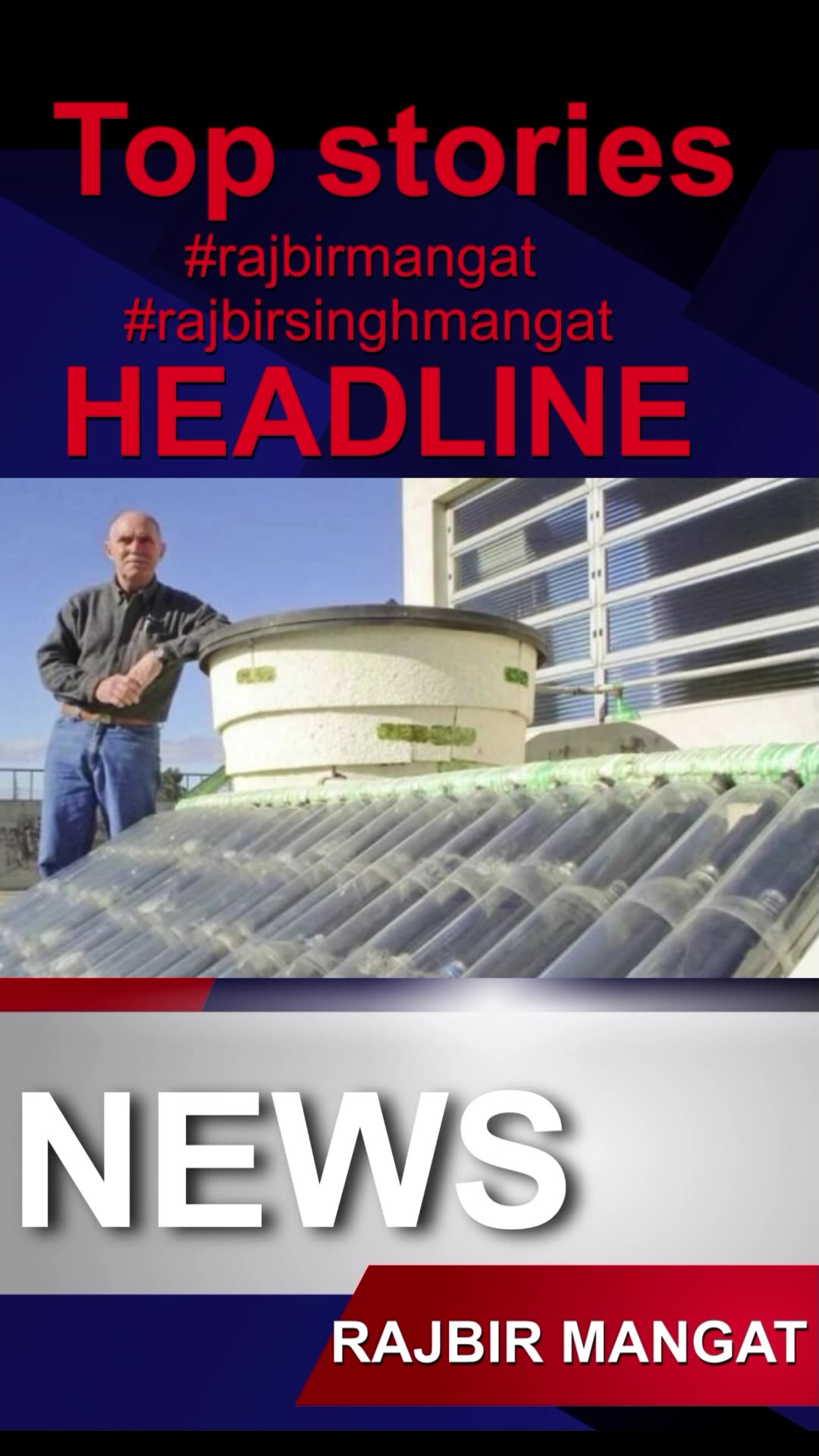 Goodbye to electricity bills-in Brazil, a homemade solar heater made from plastic bottles