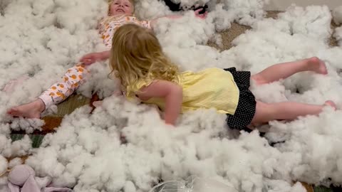 Toddlers Throw Themselves a Cotton Party