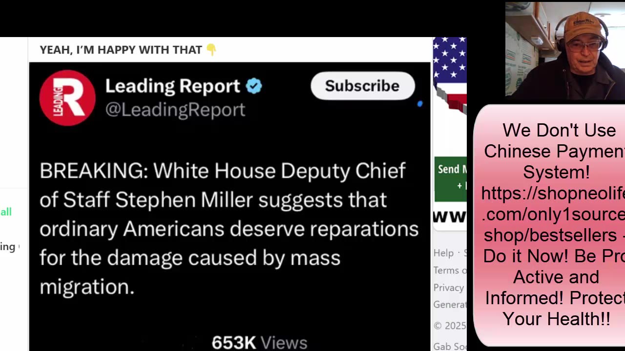 Pope Dead at 88 - Who is Next - Great Destruction Because of Border Crossings - 4-21-25