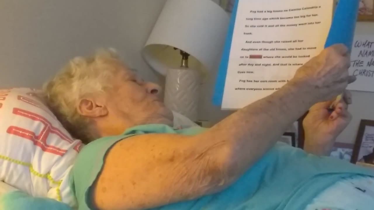 Peg Reads Her Own Story
