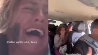 Pallywood: "Starving in Gaza" - Rehearsing lines in the car between takes.