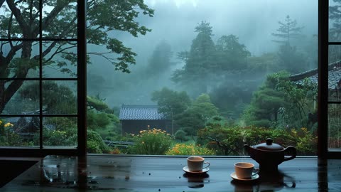 Heavy Rain Sounds For Relaxing Beat Insomnia, Reduce Stress and Anxiety, sleep #rainsound