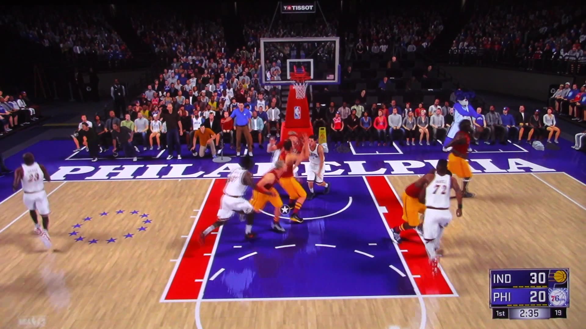 NBA2K: Indiana Pacers vs Philadelphia 76ers (Buzzer Beater)