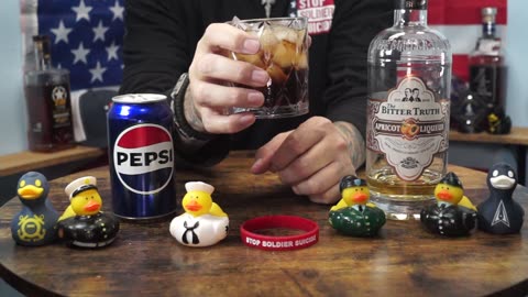 Eugene Bright - The Bitter Truth Apricot Liqueur & Pepsi Cola