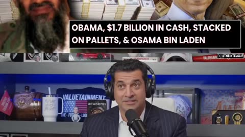 OBAMA, $1.7 BILLION in cash, stacked on pallets, and Osama Bin Laden.