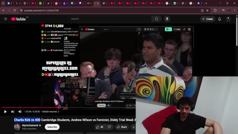 TikTok, Instagram, Twitch, X, YouTube- Myron gains, Charlie kirk, tim pool, news, flightreacts, chat