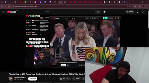 TikTok, Instagram, Twitch, X, YouTube- Myron gains, Charlie kirk, tim pool, news, flightreacts, chat