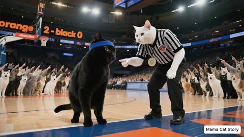 Ginger Kitten Chases Papa’s Basketball Dream, Mama Cat is Best Coach Ever 🐱❤️🏀, full episode