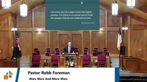 Pastor Robb Foreman // Wars Wars And More Wars