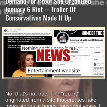 Fact Check: Nancy Pelosi Has NOT Been Refusing Judge's Demand For Proof She Organized January 6 Riot