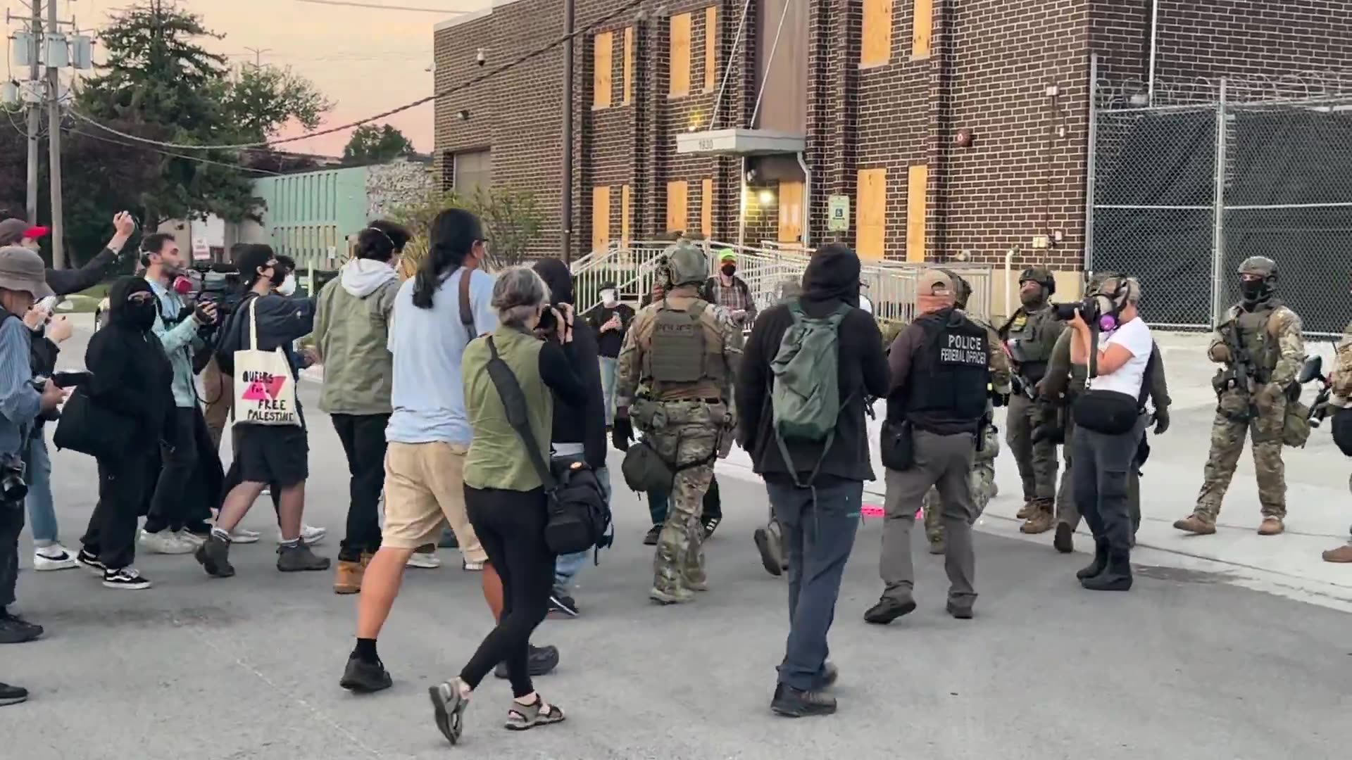 Squad Democrat Kat Abughazaleh Thrown to Ground for Blocking ICE