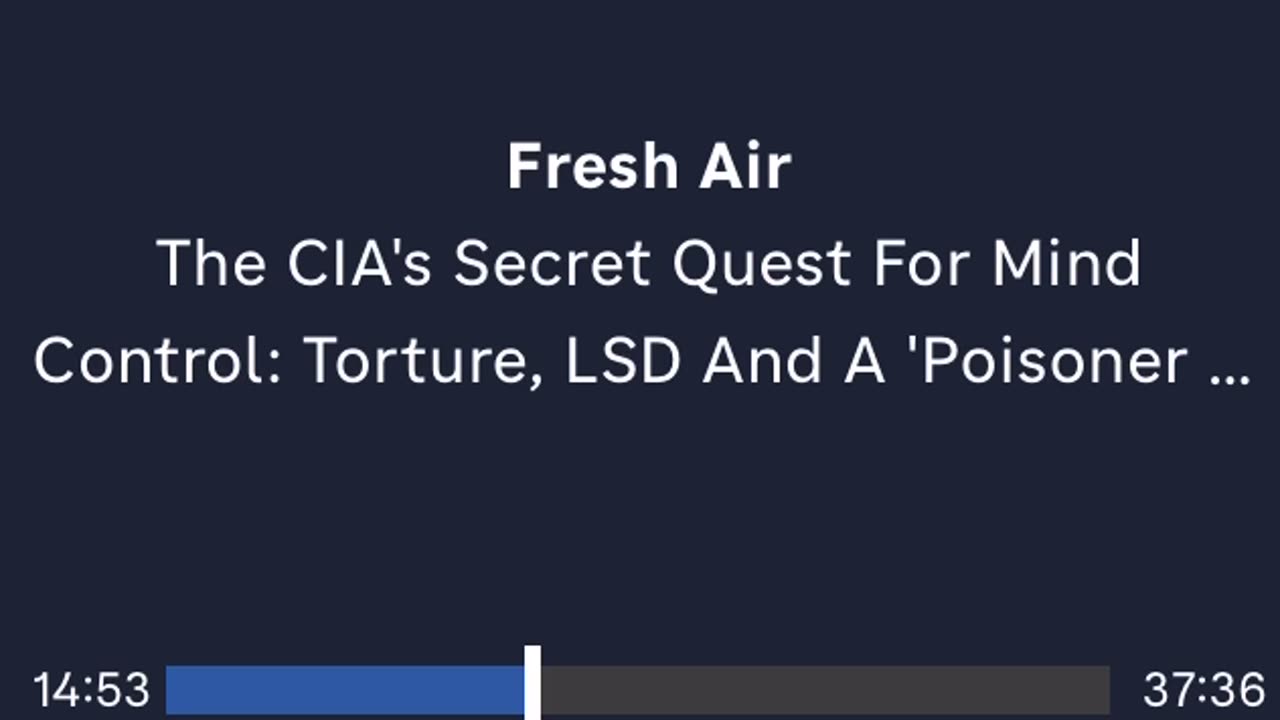 MK Ultra (clip from episode of Fresh Air)