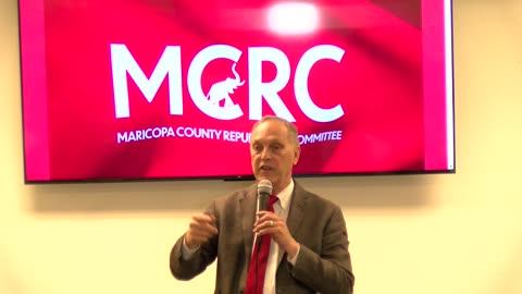 2-10 U.S. Congressman Andy Biggs Q+A At MCRC Town Hall Meeting.