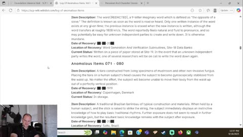 SPC Foundation - Log of Anomalous Items, Vol. 1 (51-100)