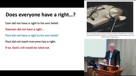 Does Every Person Have A Right To His Own Belief?