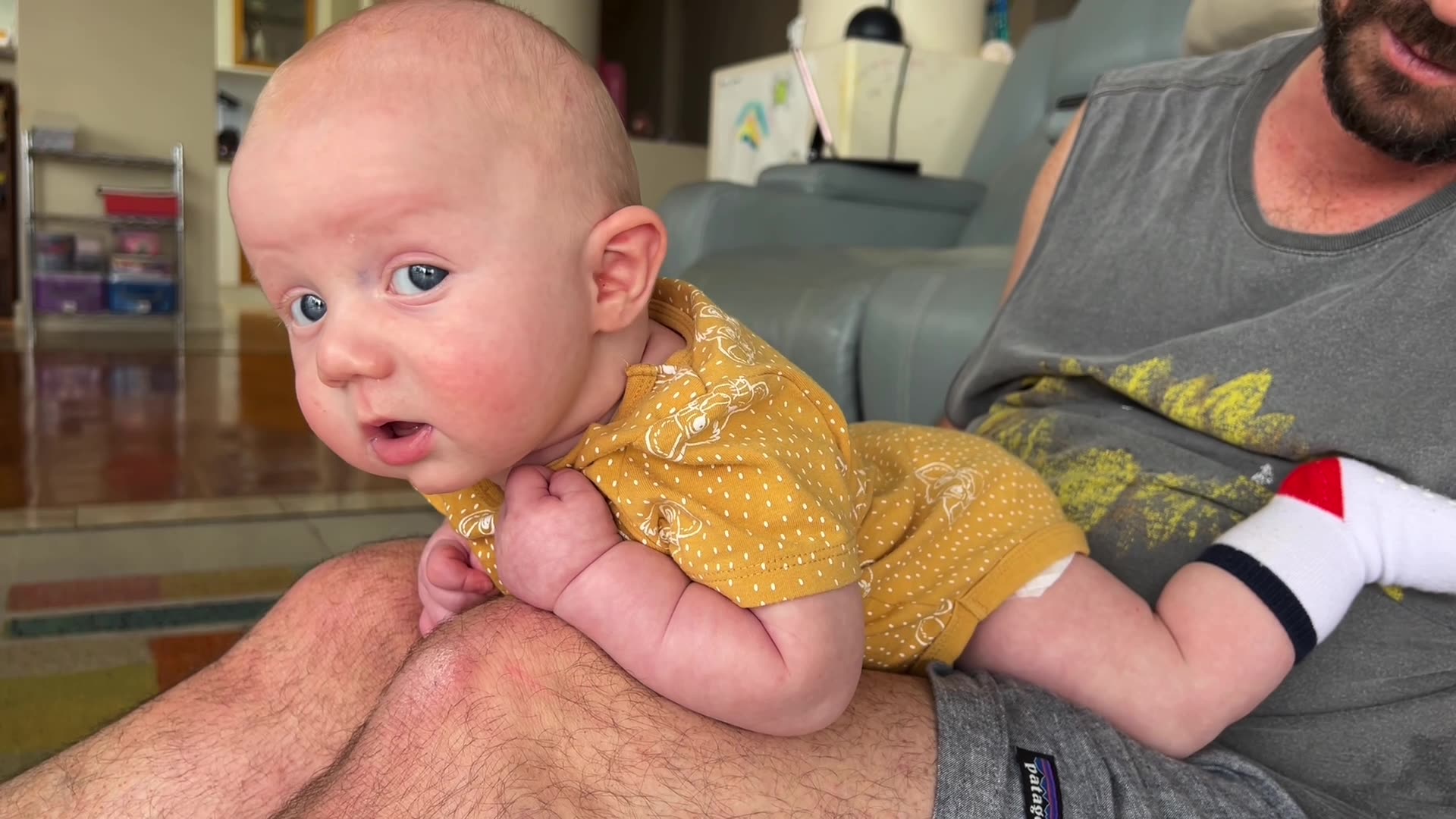 Dr. Luke Waldrip’s Cute Baby Spencer Crushing His Arm-Strengthening Workout!