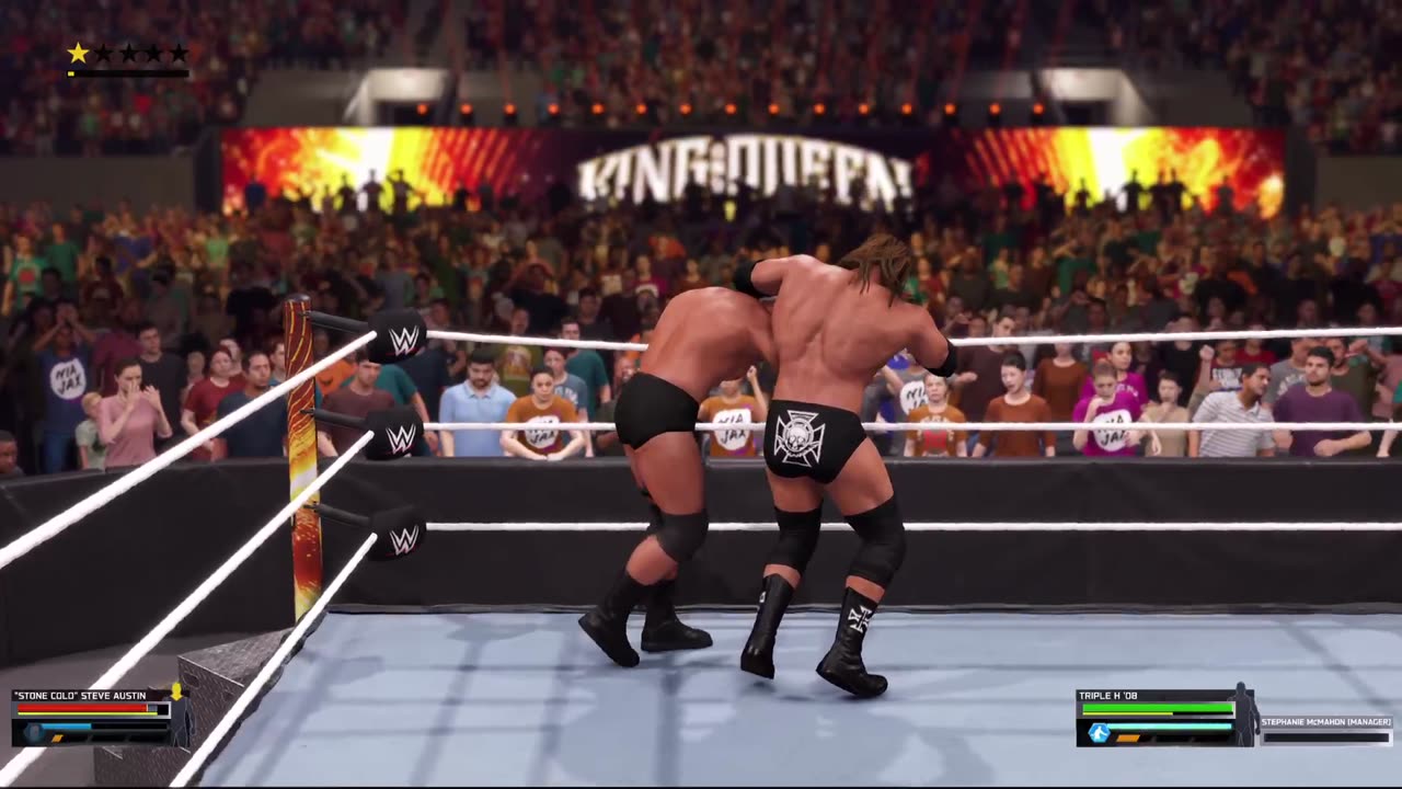WWE 2K25 - Stone Cold Steve Austin VS Triple H - HDR