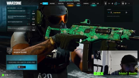 TikTok, Kick Live Stream game test Warzone!