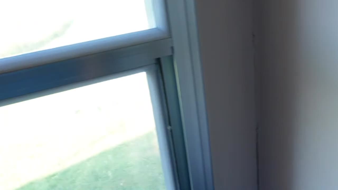 Installing The Cheapest Window Backwards! Just need it for some light in a dark passage.