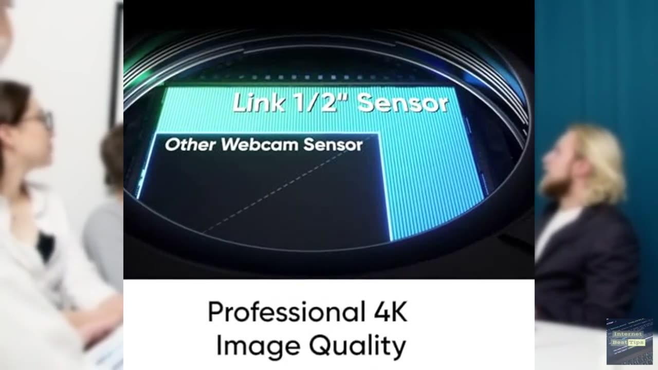 Insta360 Link 2 - PTZ 4K Webcam for PC/Mac, 1/2" Sensor, AI Tracking, HDR, AI No