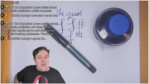 Fun With Fountain Pens - Pelikan Souverän M1000 & Lamy Blue