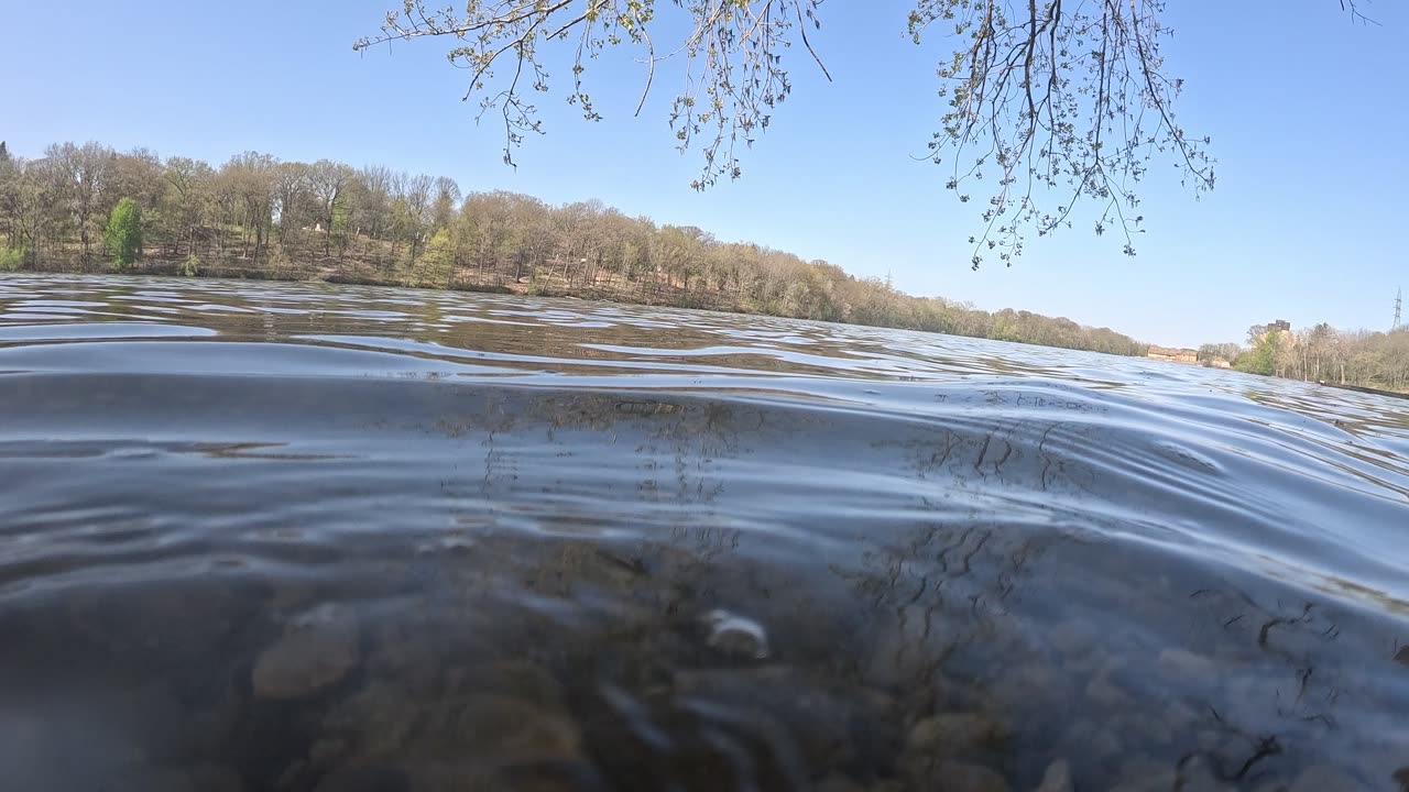 A very short video of water