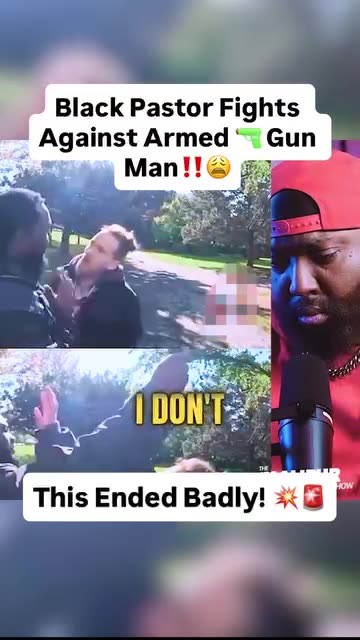 Black Pastor Fights Against Armed Gun Man!