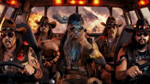 Lite It Up - The Rebellious Sons (official video) #rock #hardrock #animation
