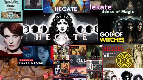Tribute to Hecate sisters of Fates Destiny of the Endless symbology