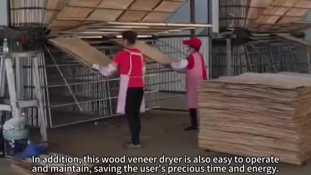 wood veneer dryer