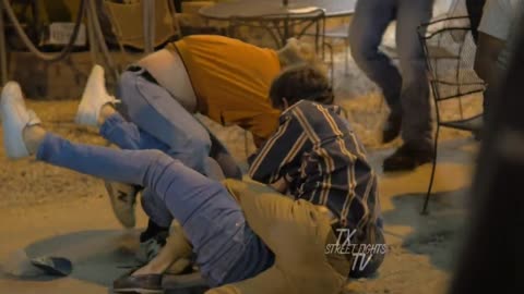 Wild Fight Breaks Out! Caught on Camera