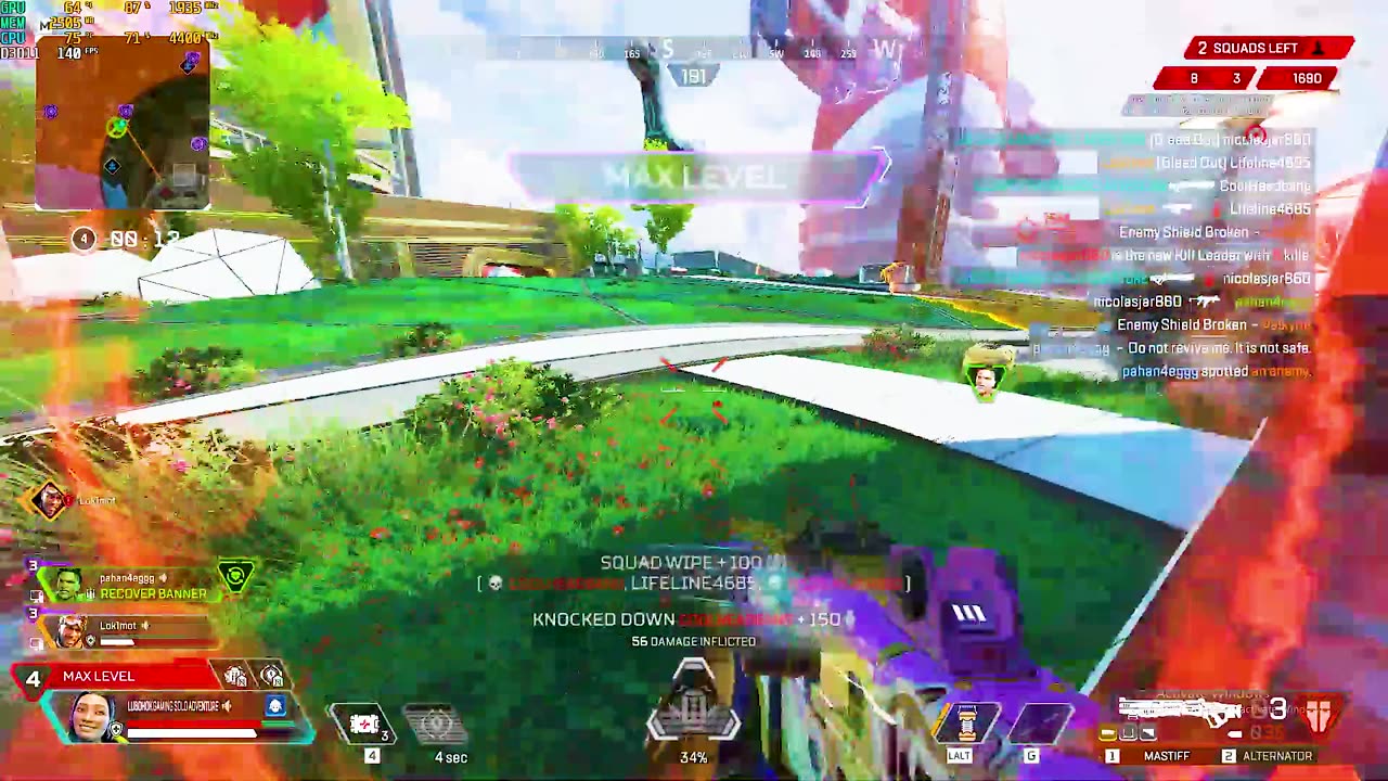 Alternator with disruptor rounds just shreds