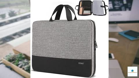 Ytonet Laptop Case, 15.6 inch TSA Laptop Sleeve Computer Bag Water Resistant Computer Case
