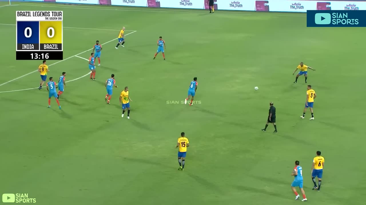 AFTER 23 YEARS, BRAZIL'S LEGENDS REUNITE AND PUT ON A SHOW IN A FRIENDLY MATCH!