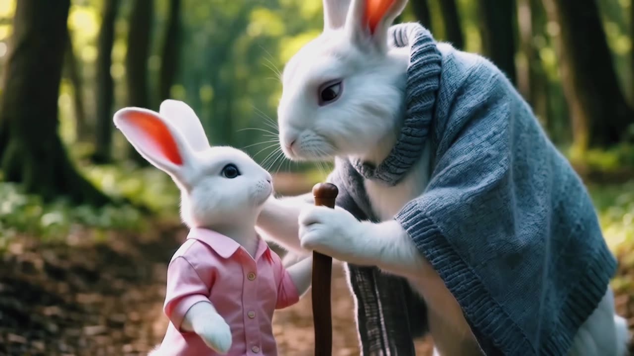 What did the old man say? | Ai Bunny story