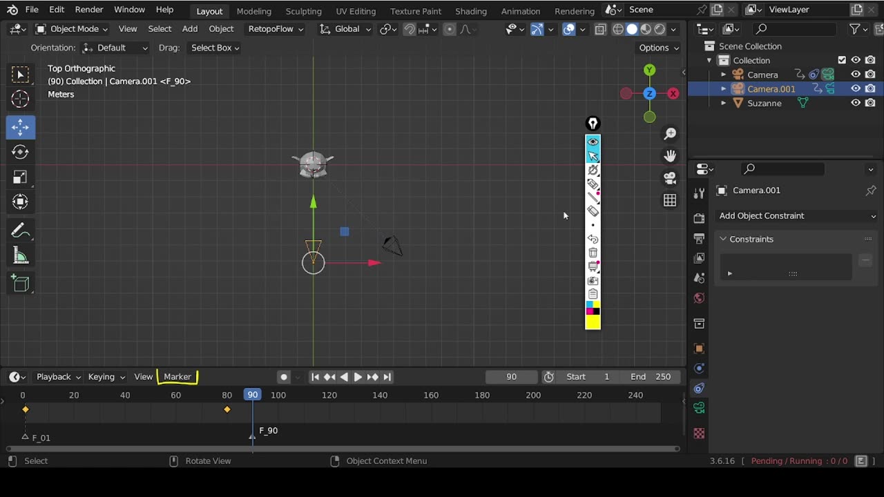 Blender basic - render multiples camaras
