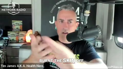 Tim James says FDA is hiding miracle burn cures and poison free toothpaste