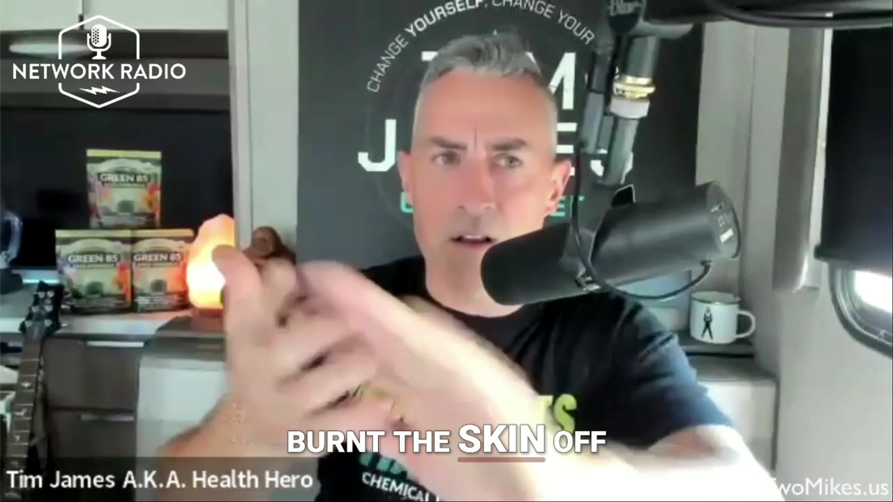 Tim James says FDA is hiding miracle burn cures and poison free toothpaste
