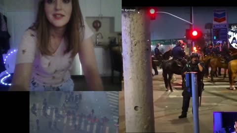 Born to Hula Radio Show 154 LAW ENFORCEMENT DESTORYING RIOTERS mixed with Live Hula Hooping