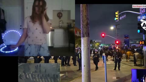 Born to Hula Radio Show 154 LAW ENFORCEMENT DESTORYING RIOTERS mixed with Live Hula Hooping